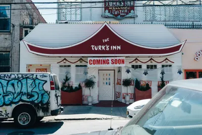 Store with a Coming Soon sign. Pre-launch Landing Page